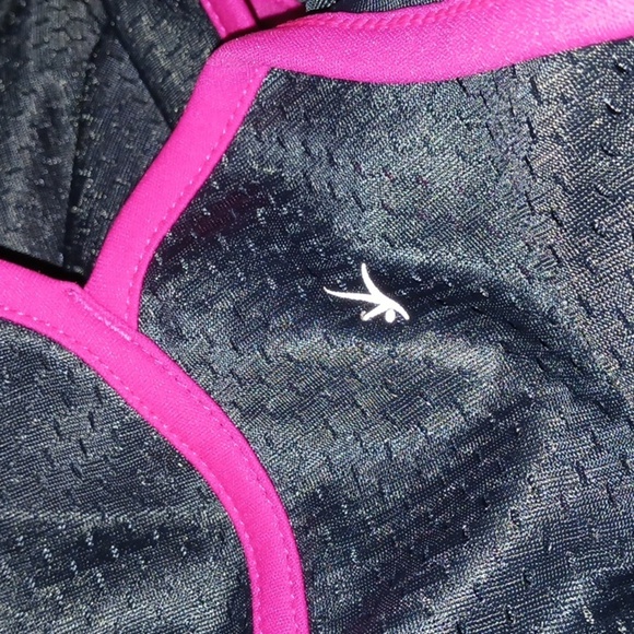 Danskin Now Black/Hot Pink lined mesh shorts with drawstring - Size XXL - Picture 2 of 2